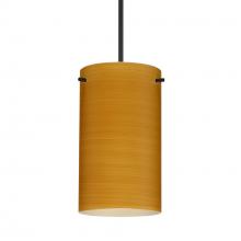 Besa Lighting 1XC-4404OK-BK-277 - Besa Stilo 7 Pendant Black Oak 1x50W Halogen, 277V