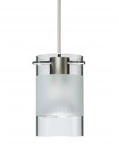 Besa Lighting 1XT-6524EC-SN-L - Besa Pendant Scope Satin Nickel Clear/Frost 1x50W Halogen Mr16, 15Ft. Cord