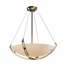 Justice Design Group CLD-9722-25-NCKL-LED-5000 - 24" Pendant Bowl w/ Crossbar