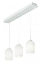 AFX Lighting, Inc. CALP05WHLNR3 - Callie 3 Light Linear Pendant