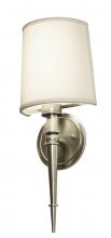 AFX Lighting, Inc. MNS081805LAJD1RB - Montrose 8&#39;&#39; LED Sconce - Oil Rubbed Bronze Finish - Cream Linen