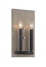 Minka-Lavery 3872-693 - 2 LIGHT WALL SCONCE