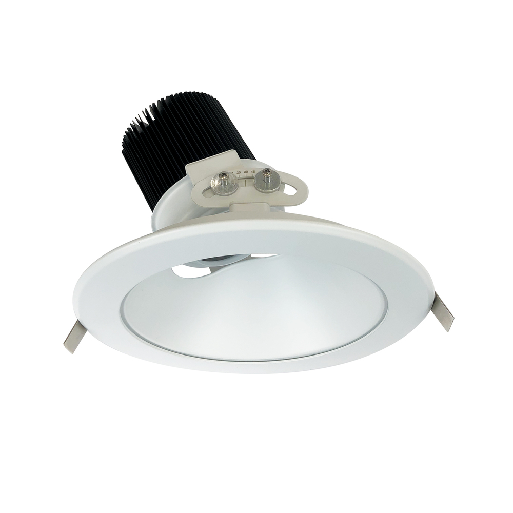 8" Sapphire II High Lumen Adjustable Downlight, Round 70-Degree Flood Reflector, 3500lm, 3000K,