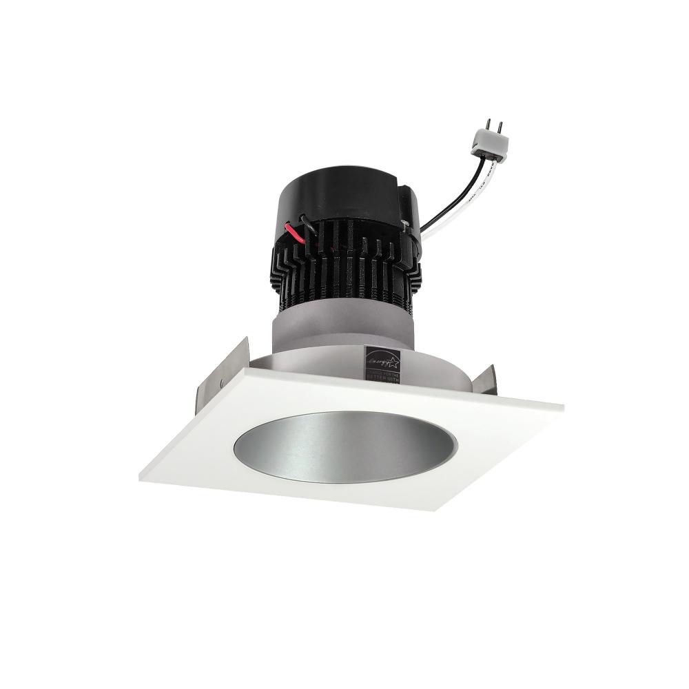 4&#34; Pearl Low Voltage LED Square Retrofit Reflector with Round Aperture, 1150lm / 11W, 4000K,