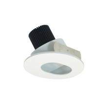 Nora NIO-4RSL35QMPW - 4" Iolite LED Round Adjustable Slot Aperture, 10-Degree Optic, 800lm / 12W, 3500K, Matte Powder