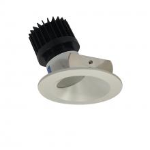 Nora NIO-4RW27XWW/HL - 4&#34; Iolite LED Round Wall Wash, 1500lm/2000lm (varies by housing), 2700K, White Reflector / White