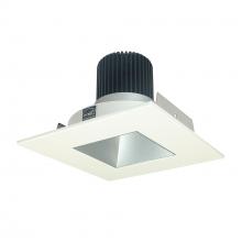 Nora NIO-4SNDSQ40QHW - 4&#34; Iolite LED Square Reflector with Square Aperture, 10-Degree Optic, 800lm / 12W, 4000K, Haze