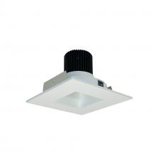 Nora NIO-4SNDSQ30QMPW - 4&#34; Iolite LED Square Reflector with Square Aperture, 10-Degree Optic, 800lm / 12W, 3000K, Matte