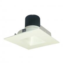 Nora NIO-4SNDSQ50XWW/10 - 4&#34; Iolite LED Square Reflector with Square Aperture, 1000lm / 14W, 5000K, White Reflector /