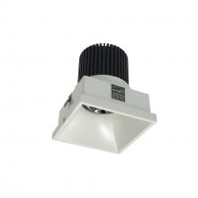 Nora NIO-4STLNDC30QWW - 4&#34; Iolite LED Square Trimless Downlight, 10-Degree Optic, 800lm / 12W, 3000K, White Finish