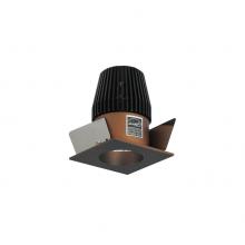 Nora NIO-1SNGCDXBZ - 1&#34; Iolite LED NTF Square Reflector with Round Aperture, 600lm, Comfort Dim, Bronze Reflector /