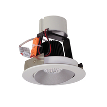 Nora NIR-4RCCDXHW - 4&#34; Iolite LED Round Adjustable Cone Retrofit, 800lm / 12W, Comfort Dim, Haze Reflector / White