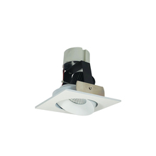  NIR-4SC27XMPW/10 - 4" Iolite LED Square Adjustable Cone Retrofit, 1000lm / 12W, 2700K, Matte Powder White Reflector