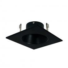 Nora NL-4810BB - 4&#34; BLK BAFFLE, SQ TRIM BLACK