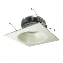 Nora NLCB2-6531540MPW - 6" Cobalt Dedicated High Lumen Square/Round, 1500lm, 4000K, Matte Powder White