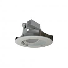 Nora NLCBC-56930XWW - 5" Cobalt Adjustable LED Retrofit, 1200lm / 14W, 3000K, White Reflector / White Flange