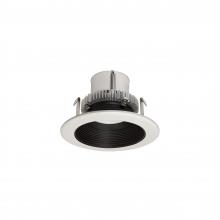 Nora NLCBC2-45230BW/10LE4 - 4&#34; Cobalt Click LED Retrofit, Baffle, 1000lm / 12W, 3000K, Black Baffle / White Flange,