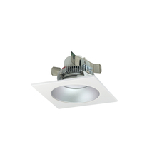 Nora NLCBC2-45335HZW/ALE4 - 4&#34; Cobalt Click LED Retrofit, Square Reflector with Round Aperture, 750lm / 10W, 3500K, Haze