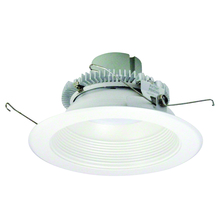 Nora NLCBC2-65230WW/ALE4EM - 6&#34; Cobalt Click LED Retrofit, Baffle, 750lm / 10W, 3000K, White Baffle / White Flange, 120V-277V