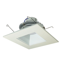  NLCBC2-65630MPW/A - 6" Cobalt Click LED Retrofit, Square Reflector, 750lm / 10W, 3000K, Matte Powder White Reflector