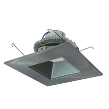 Nora NLCBC2-65635NN/10 - 6&#34; Cobalt Click LED Retrofit, Square Reflector, 1000lm / 12W, 3500K, Natural Metal Reflector /