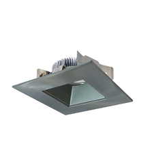  NLCBS-4568535NN - 4" Cobalt Shallow High Lumen LED Trim, Square/Square Regress, 850lm, 3500K, Natural Metal