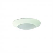 Nora NLOPAC-R450927AW - 4&#34; AC Opal LED Surface Mount, 650lm / 10.5W, 2700K, White finish