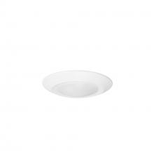 Nora NLOPAC-R4REGT2427W - 4&#34; Regressed AC Opal LED Surface Mount, 700lm / 11W, 2700K, White finish