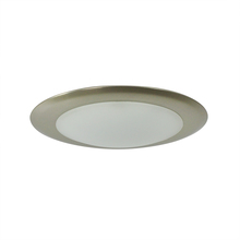 Nora NLOPAC-R650927ANM - 6&#34; AC Opal LED Surface Mount, 1050lm / 15W, 2700K, Natural Metal finish