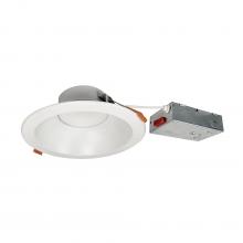 Nora NLTH-61TW-MPWLE4 - 6&#34; Theia LED Downlight with Selectable CCT, 120-277V 0-10V, Matte Powder White Finish