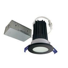 Nora NM2-2RDCS8527BB - 2&#34; M2 Round LED Lensed Downlight, 850lm / 10W, 2700K, 120V, Matte Black