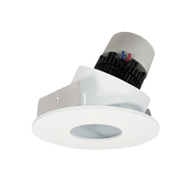 Nora NPR-4RPHACDXMPW - 4&#34; Pearl LED Round Adjustable Pinhole Retrofit, 800lm / 12W, Comfort Dim, Matte Powder White