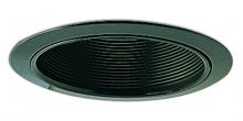 Nora NTM-30B - 6&#34; BR/PAR30 Stepped Baffle w/ Plastic Ring, Black