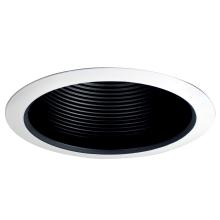 Nora NTM-513B - 5&#34; Air-Tight Black Baffle Cone w/ White Flange