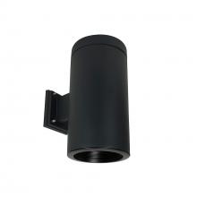 Nora NYLI-6WI2BBB - 6&#34; Cylinder, Black, Wall Mount, Incandescent, Baf., Black