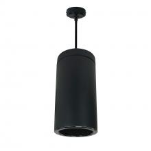 Nora NYLS2-6P35130FBBB3 - 6&#34; CYL PENDANT 3500L 30K REF. FLOOD. BLK/BLK FLANGE 120V Triac/ELV