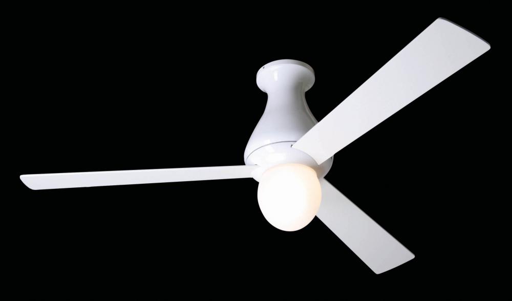 Altus Hugger Fan; Gloss White Finish; 42" Aluminum Blades; 26W GU24 Energy Saving CFL; Handheld