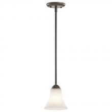 Kichler 43511OZL18 - Keiran™ 6&#34; 1 Light Mini Pendant with LED Bulb Olde Bronze®