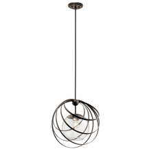 Kichler 44017OZ - Kerti™ 18&#34; 1 Light Pendant Olde Bronze®