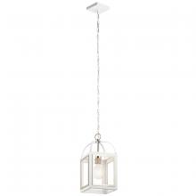 Kichler 52030WH - Vath™ 8&#34; 1 Light Pendant White