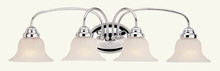 Livex Lighting 1534-05 - 4 Light Polished Chrome Bath Light