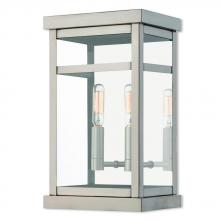  20702-91 - 2 Lt BN Outdoor Wall Lantern