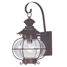 Livex Lighting 2222-07 - 1 Light Bronze Outdoor Wall Lantern