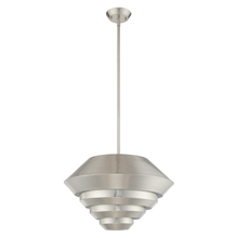 Livex Lighting 40402-91 - 1 Lt Brushed Nickel Mini Pendant