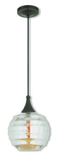 Livex Lighting 40636-92 - 1 Light English Bronze Mini Pendant