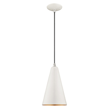 Livex Lighting 41175-69 - 1 Lt Shiny White Mini Pendant