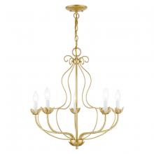  42905-33 - 5 Light Soft Gold Chandelier