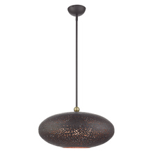  49185-07 - 3 Lt Bronze Pendant