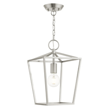 Livex Lighting 49432-91 - 1 Lt Brushed Nickel Convertible Lantern