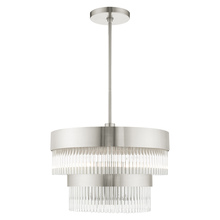  49824-91 - 5 Lt Brushed Nickel Chandelier